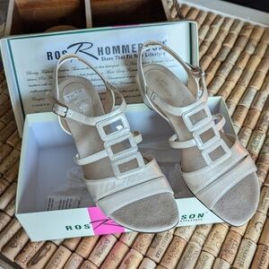 Ros Hommerson Ivory Dress Shoes 8W